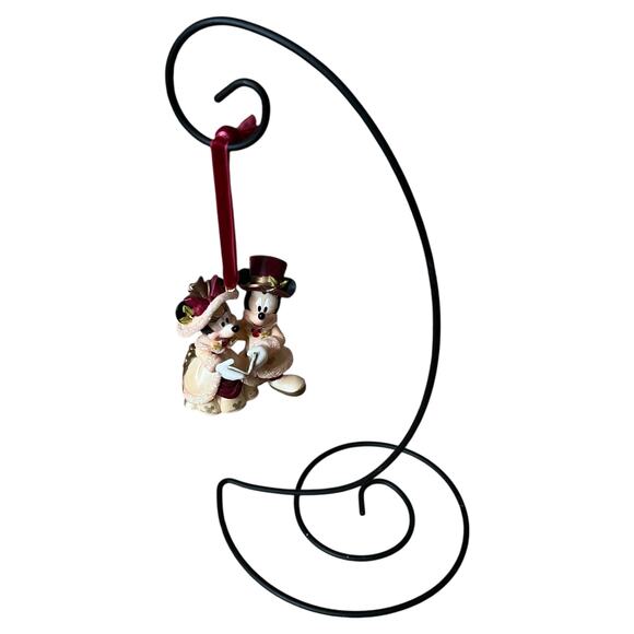 Disney Parks Christmas Collection Victorian Mickey and Minnie Mouse Ornament - Picture 2 of 5
